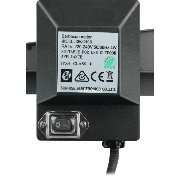 Big Green Egg Drehspieß LetzQ Spit, 18", 5-teiliges Set, Grillspieß 7 Big Green Egg Drehspieß LetzQ Spit, 18", 5-teiliges Set, Grillspieß – Bild 5