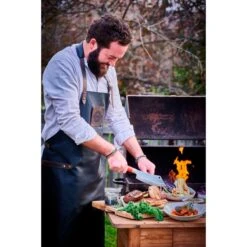 DICK Leder-Rolltasche "Red Spirit", 5-teilig, Besteck -Grillausrüstung Verkäufe DICK Leder Rolltasche Red Spirit 5 teilig Besteck@@1892248 4