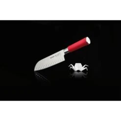 DICK Red Spirit Santoku Kullenschliff, 18cm, Messer -Grillausrüstung Verkäufe DICK Red Spirit Santoku Kullenschliff 18cm Messer@@9ggzmd05 2