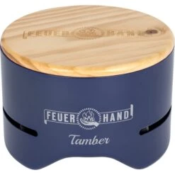 Feuerhand Tisch-Holzkohlegrill Tamber, Cobalt Blue -Grillausrüstung Verkäufe Feuerhand Tisch Holzkohlegrill Tamber Cobalt Blue@@1855411 1