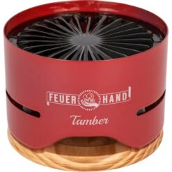 Feuerhand Tisch-Holzkohlegrill Tamber, Ruby Red -Grillausrüstung Verkäufe Feuerhand Tisch Holzkohlegrill Tamber Ruby Red@@1855413 3