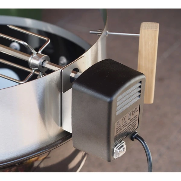 Moesta Rotisserie-Set Für Smokin' PizzaRing, Für 47cm + 50cm Kugelgrill, Grillspieß – Bild 8