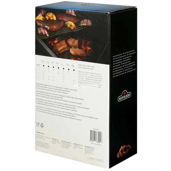 Napoleon Holz-Räucherchunks Apfel, Räucherchips 4 Napoleon Holz-Räucherchunks Apfel, Räucherchips – Bild 2