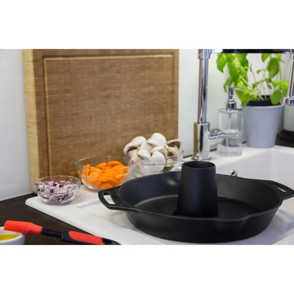 Petromax Gusseiserner Geflügelbräter Cf30, Geflügelhalter 7 Petromax Gusseiserner Geflügelbräter Cf30, Geflügelhalter – Bild 5