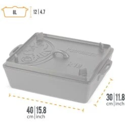 Petromax Kastenform Mit Deckel K12, Topf -Grillausrüstung Verkäufe Petromax Kastenform mit Deckel k12 Topf@@1914391 3