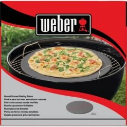 Weber Glasierter Pizzastein 18412, Ø Ca. 36cm -Grillausrüstung Verkäufe Weber Glasierter Pizzastein 18412 ca 36cm@@1808781 3