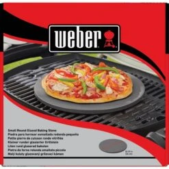 Weber Glasierter Pizzastein 18413, Ø Ca. 26cm -Grillausrüstung Verkäufe Weber Glasierter Pizzastein 18413 ca 26cm@@1808797 3